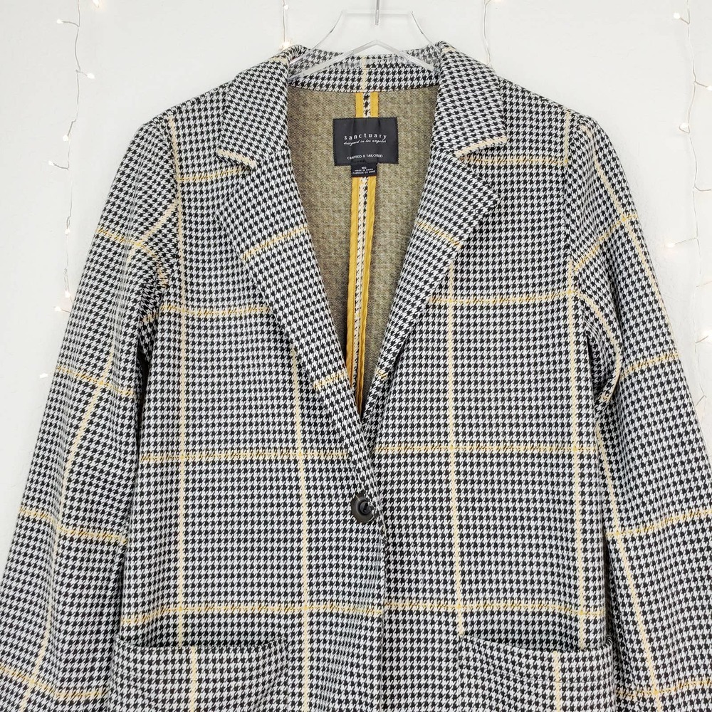 Sanctuary Houndstooth Blazer Jacket - image 3